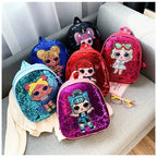 Reversible Sequin Doll Backpack - Princess Fashion (Ages 3-6)