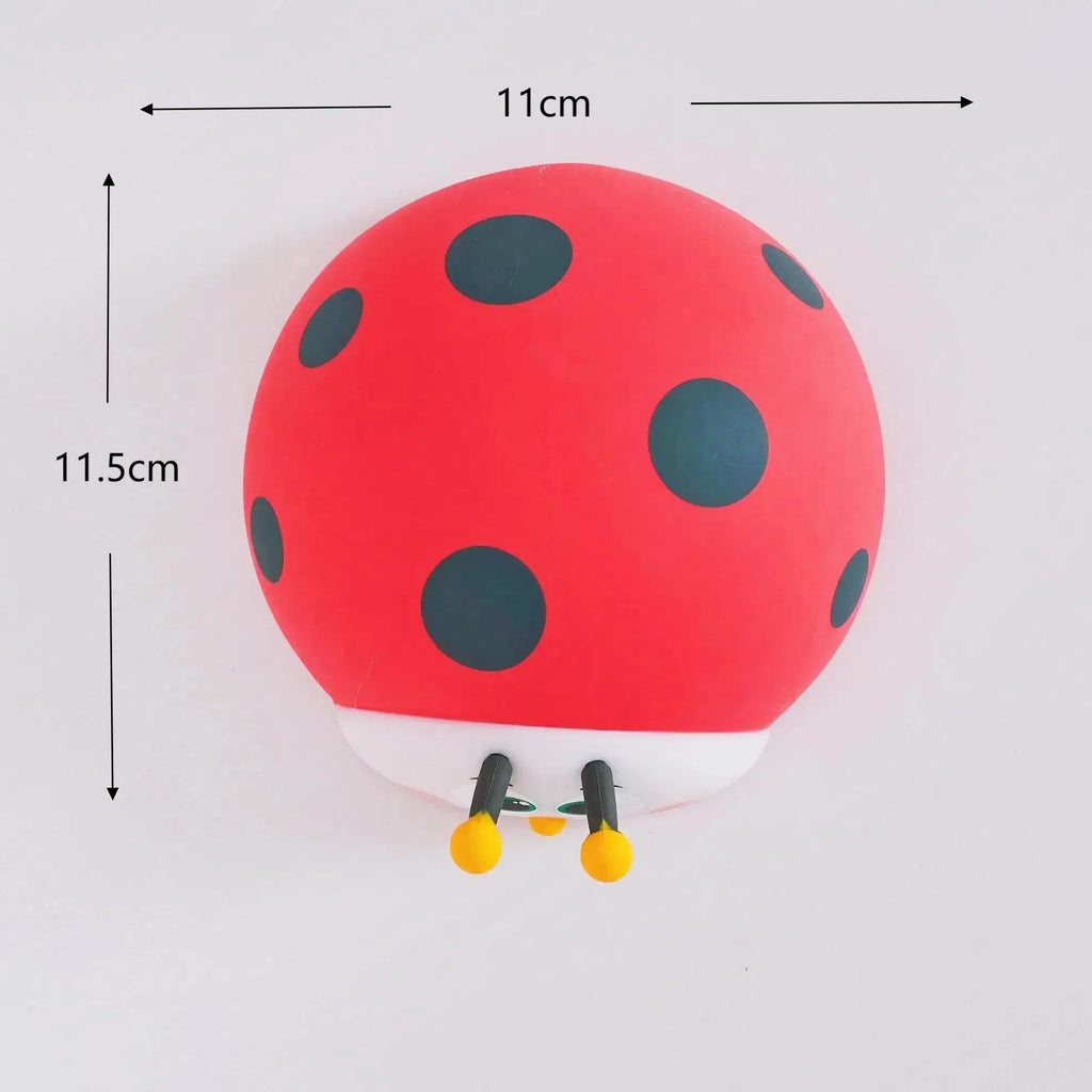 Silicone Night Light for Baby's Room in Ladybug Shape