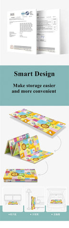 Non-toxic Foldable Activity Mat For Babies And Children - 180*100