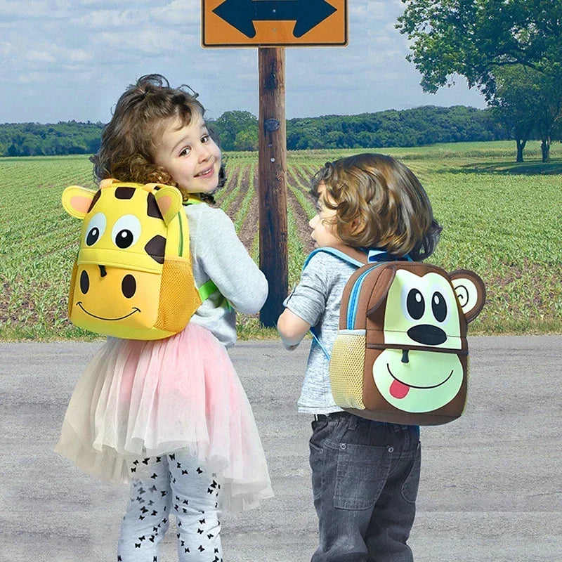 Cute 3D Animal Toddler Backpack (Kindergarten/Daycare)