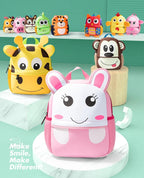 Cute 3D Animal Toddler Backpack (Kindergarten/Daycare)