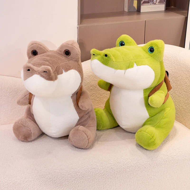 Plush crocodile, 20 to 45 cm tall