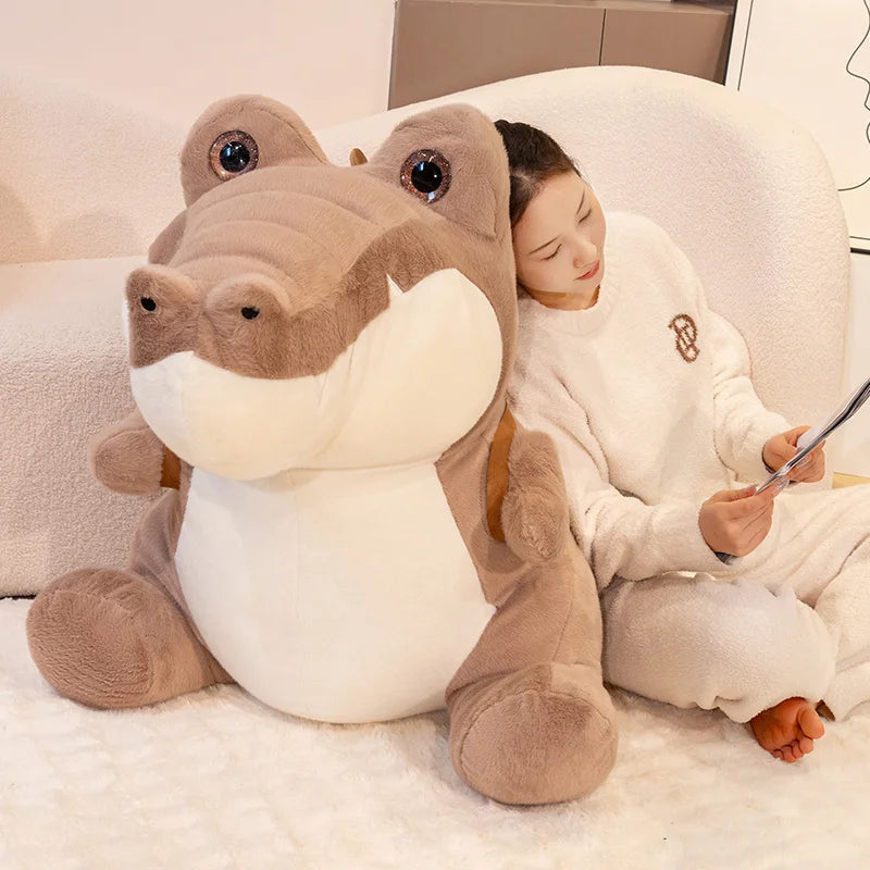Plush crocodile, 20 to 45 cm tall