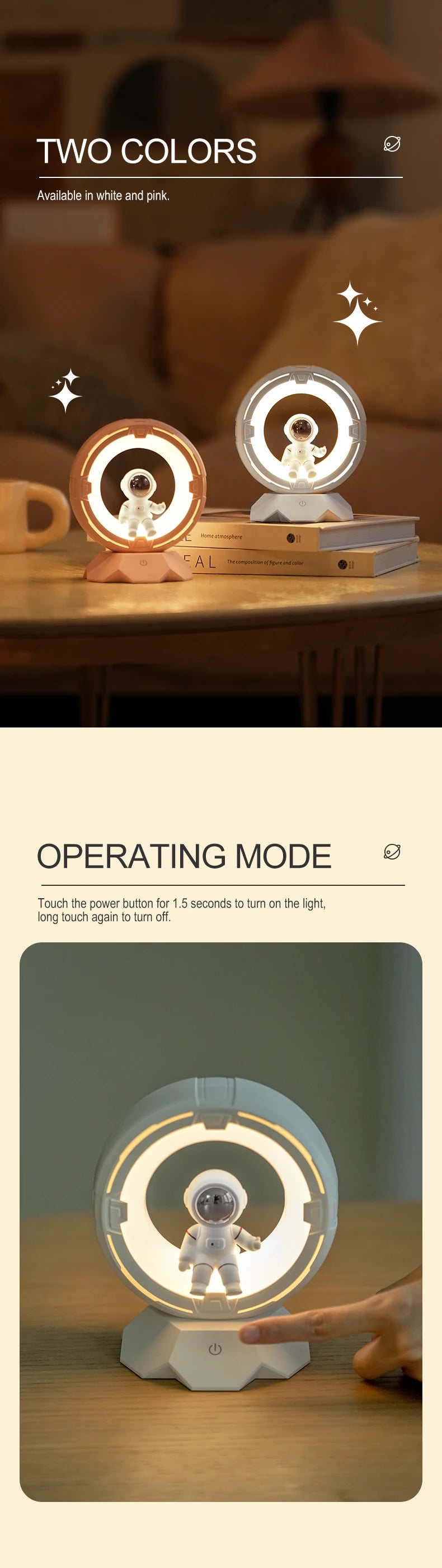 Children's Astronaut Lamp