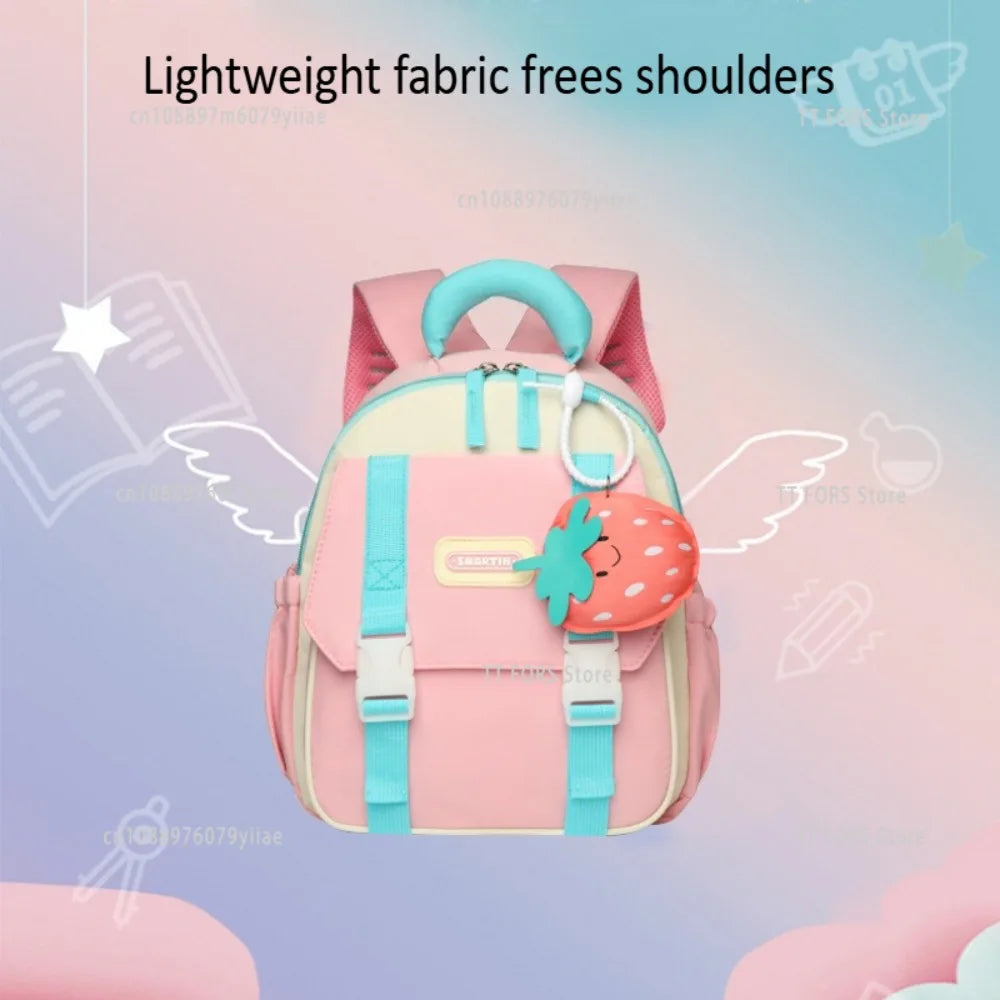 Mochila escolar infantil para meninos e meninas em idade pré-escolar