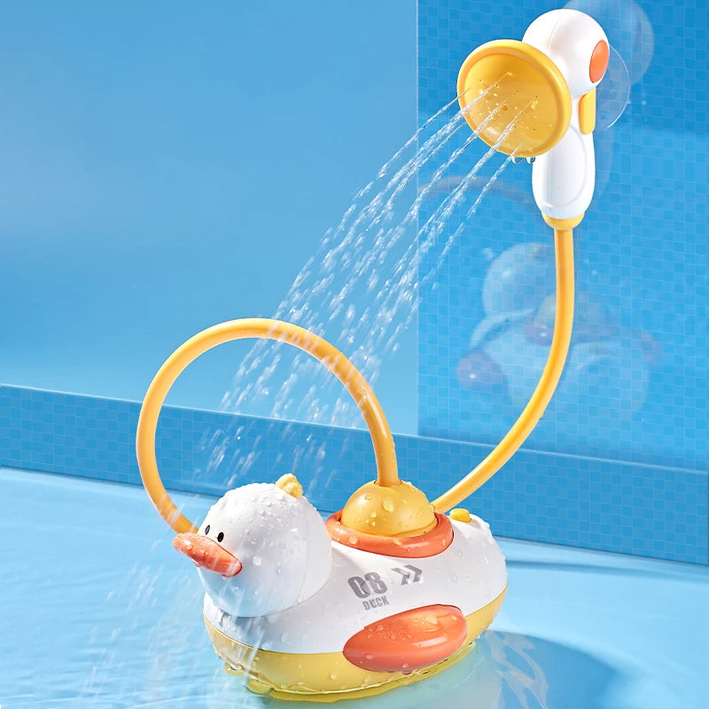 Duck-shaped bath toy for children
