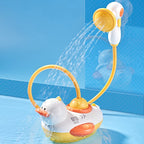 Duck-shaped bath toy for children