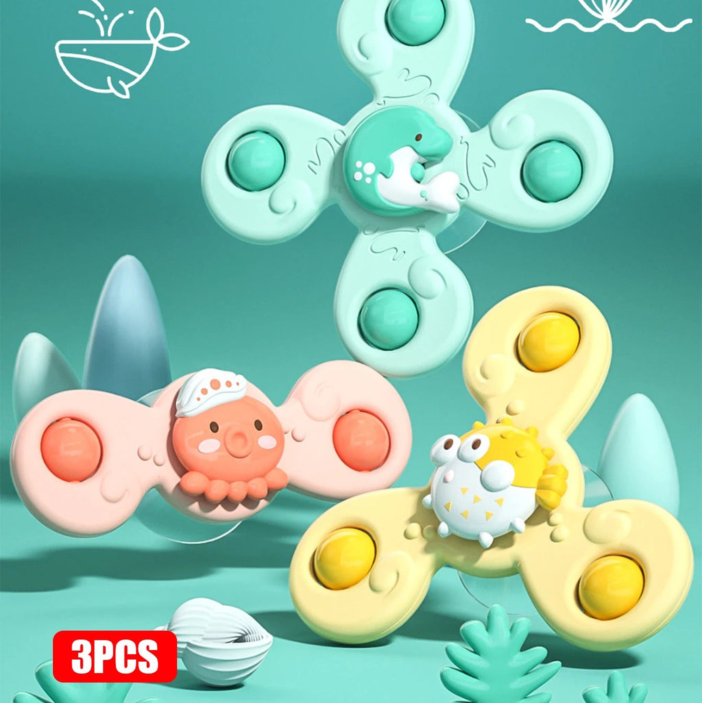 3-piece set of baby bath toys