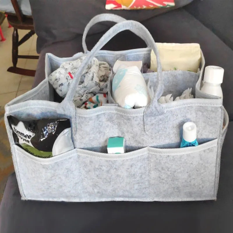 Portable organizer for baby diapers