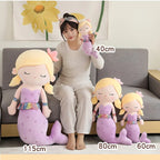 Kawaii Mermaid Plush Toys, 40 to 60 cm, Princess Plush Toys