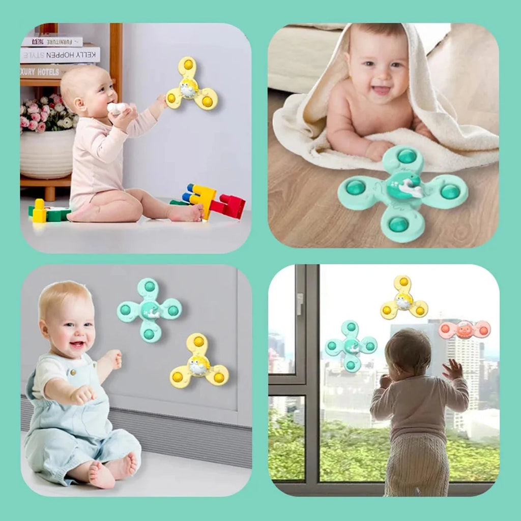 3-piece set of baby bath toys